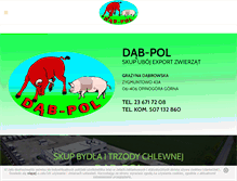 Tablet Screenshot of dab-pol.com